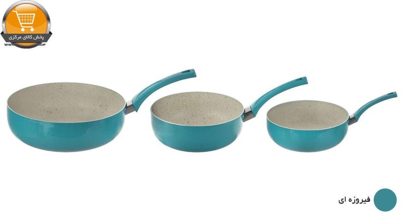 ست تابه 3 پارچه پیکوک مدل 806G24 | پخش کالای مرکزی