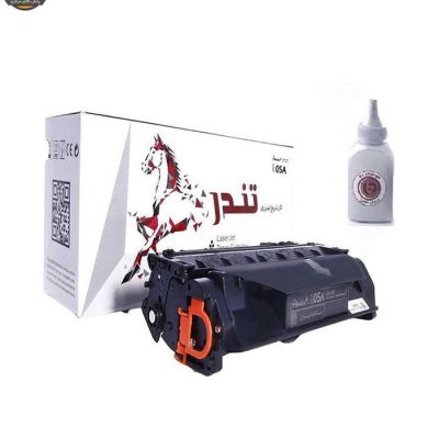 تونر تندر مشکی مدل 05A به همراه تونر شارژ 100 گرمی | فروشگاه اینترنتی پخش کالای مرکزی