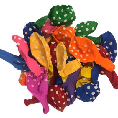 بادکنک لاتکس مدل خالدار بسته 40 عددی سایز 120