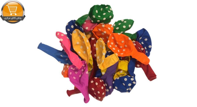 بادکنک لاتکس مدل خالدار بسته 40 عددی سایز 120