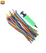 بادکنک BALLOONS SET مدل CL به همراه تلمبه بسته 25 عددی سایز 200 × 180