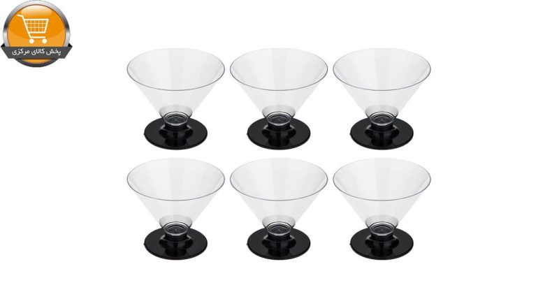 لیوان یکبار مصرف کوشا مدل Nika بسته 6 عددی