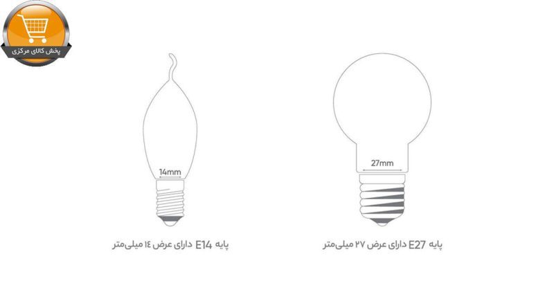 لامپ ال ای دی 7 وات اشکی بروکس مدل BRX007C3LE1A4XX-PAIC پایه E14 | پخش کالای مرکزی