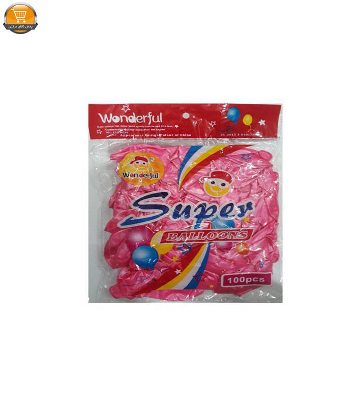 0 بادکنک واندرفول مدل W076 بسته 100 عددی سایز 180×200 - تصویر 1