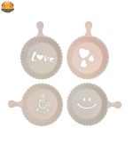 شابلون قهوه تاپ استار مدل t4 مجموعه 4 عددی