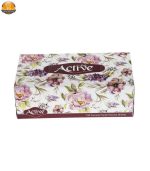 دستمال کاغذی 150 برگ اکتیو مدل Yas Flower