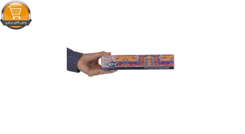 دستمال کاغذی 100 برگ اکتیو مدل Eslimi | پخش کالای مرکزی