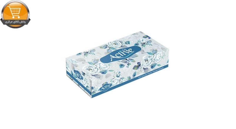 دستمال کاغذی 100 برگ اکتیو مدل Eslimi | پخش کالای مرکزی