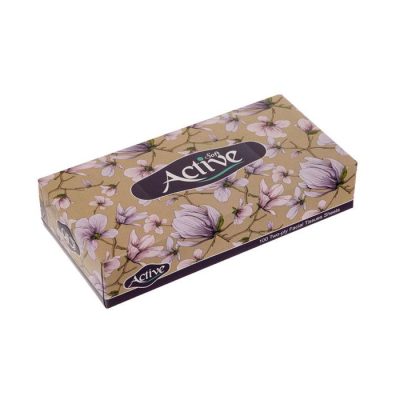 دستمال کاغذی 100 برگ اکتیو مدل Eslimi | پخش کالای مرکزی