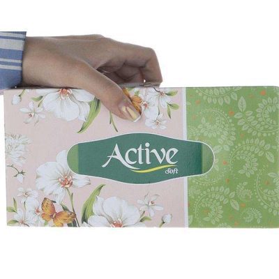 دستمال کاغذی 150 برگ اکتیو مدل A3M9007 | پخش کالای مرکزی