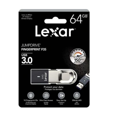 فلش مموری لکسار مدل Jumpdrive F35 ظرفیت 64 گیگابایت | پخش کالای مرکزی