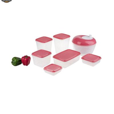 ست ظروف نگهدارنده و سبزی خشک کن همارا مدل G-SP-02 | فروشگاه اینترنتی پخش کالای مرکزی