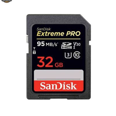 کارت حافظه SDHC سن دیسک مدل Extreme Pro V30 کلاس 10 استاندارد UHS-I U3 سرعت 633X 95MBps ظرفیت 32 گیگابایت | فروشگاه اینترنتی پخش کالای مرکزی