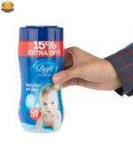 دستمال مرطوب کودک دافی مدل Sensitive بسته 60 عددی
