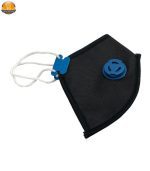 ماسک فیلتر دار سه لایه مشکی بسته 10 عددی