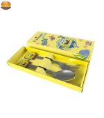 ست قاشق و چنگال کودک مدل باب اسفنجی کد300