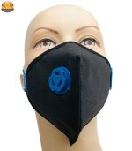 ماسک فیلتر دار سه لایه مشکی بسته 10 عددی - Image 2