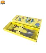 ست قاشق و چنگال کودک مدل باب اسفنجی کد300 - تصویر 2
