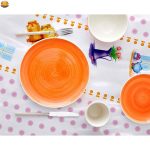 سفره یکبار مصرف کوالا مدل Silk طرح گلدان رول 20 متری - Image 5