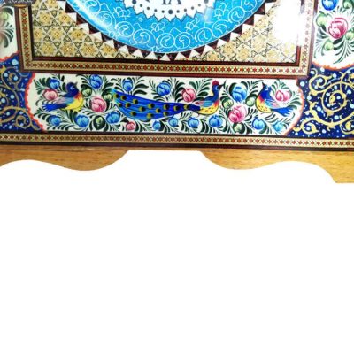 ساعت دیواری میناکاری اثر استاد پورصنعتی کد 6 | فروشگاه اینترنتی پخش کالای مرکزی