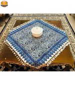 پارچه قلمکار علا سایز 80 × 80 سانتیمتر مدل 3022 101 - Image 4