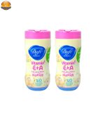 دستمال مرطوب کودک دافی مدل Vit4 مجموعه 2 عددی