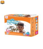 پوشک بچه مای بیبی کد 3 بسته 38 عددی مجموعه 2 عددی - Image 2