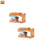 پوشک بچه مای بیبی کد 3 بسته 38 عددی مجموعه 2 عددی
