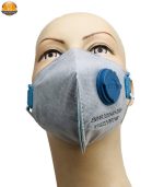 ماسک فیلتر دار FFP2 به همراه کربن فعال سه لایه - Image 3