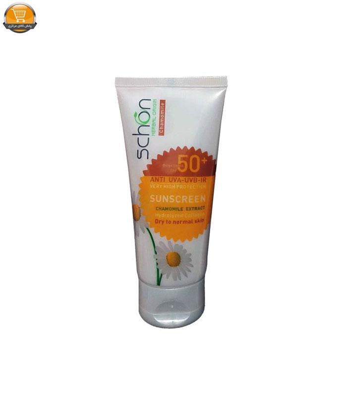 s-0001-1-141 کرم ضد آفتاب شون رنگی بژ مدل Chamomile Extract - تصویر 1