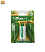 باتری نیم قلمی قابل شارژ گیگاسل مدل 900mAh بسته 2 عددی