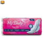 نوار بهداشتی بالدار مای لیدی مدل Classic Pink سایز بزرگ بسته 10 عددی