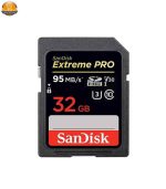 کارت حافظه SDHC سن دیسک مدل Extreme Pro کلاس 10 استاندارد UHS-I U3 سرعت 633X 95MBps ظرفیت 32 گیگابایت