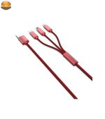 کابل تبدیل USB به microUSB/لایتنینگ الدینیو مدل LC85 3 In 1 طول 1.2 متر - Image 3