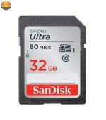 کارت حافظه SDHC سن دیسک مدل Ultra کلاس 10 استاندارد UHS-I U1 سرعت 533X 80MBps ظرفیت 32 گیگابایت