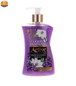 مایع دستشویی اکتیو مدل Grape & Flower مقدار 450 گرم