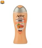 شامپو بدن کرمی اکتیو مدل Peach And Almond مقدار 400 گرم