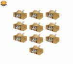 دستمال کاغذی 100برگ گلریز مدل طلا بسته 10 عددی - Image 6