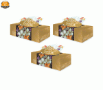 دستمال کاغذی 100 برگ گلریز مدل طلا بسته 3 عددی - Image 6