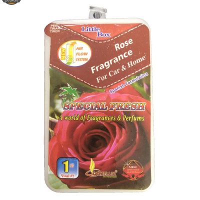 خوشبو کننده خودرو لیتل باکس مدل ROSE | فروشگاه اینترنتی سفیرکالا