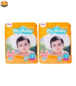 پوشک بچه مای بیبی مدل Happy Family بسته 10 عددی مجموعه 2 عددی | فروشگاه اینترنتی پخش کالای مرکزی