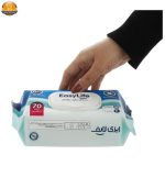 دستمال مرطوب ایزی لایف مدل 001 بسته 2 عددی | فروشگاه اینترنتی پخش کالای مرکزی