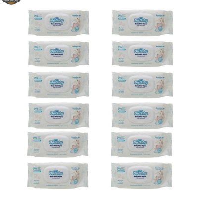 دستمال مرطوب کودک مای بیبی مدل sensitive دوازده بسته 70 عددی | فروشگاه اینترنتی سفیرکالا | فروشگاه اینترنتی پخش کالای مرکزی