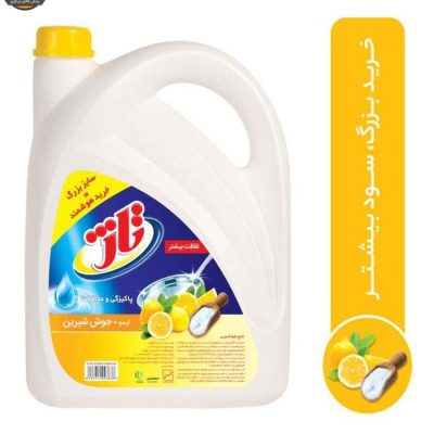 مایع ظرفشویی تاژ مدل لیمو وزن 3.75 کیلوگرم | فروشگاه اینترتی پخش کالای مرکزی