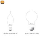 لامپ ال ای دی 7 وات بروکس مدل C37L پایه E14 | فروشگاه اینترنتی پخش کالای مرکزی