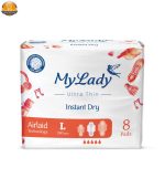 نوار بهداشتی مای لیدی اولترا مدل Instant Dry سایز بزرگ بسته 8 عددی | فروشگاه اینترنتی پخش کالای مرکزی