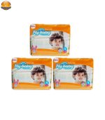 پوشک مای بیبی مدل خانواده شاد سایز 4 بسته 3 عددی | فروشگاه اینترنتی پخش کالای مرکزی