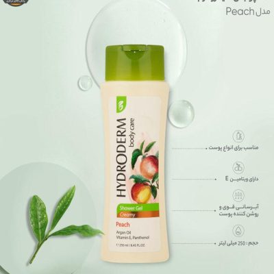 شامپو بدن هیدرودرم مدل Peach وزن 250 گرم | فروشگاه اینترنتی پخش کالای مرکزی