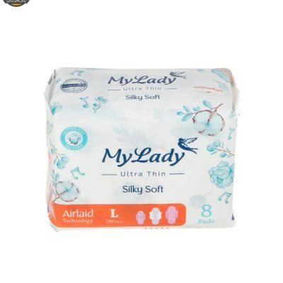 نوار بهداشتی مای لیدی مدل SiIky Soft سايز بزرگ مجموعه 6 عددی | فروشگاه پخش کالای مرکزی