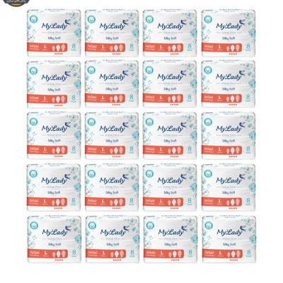 نوار بهداشتی مای لیدی مدل Silky Soft سایز بزرگ مجموعه 6 عددی| فروشگاه اینترنتی پخش کالای مرکزی
